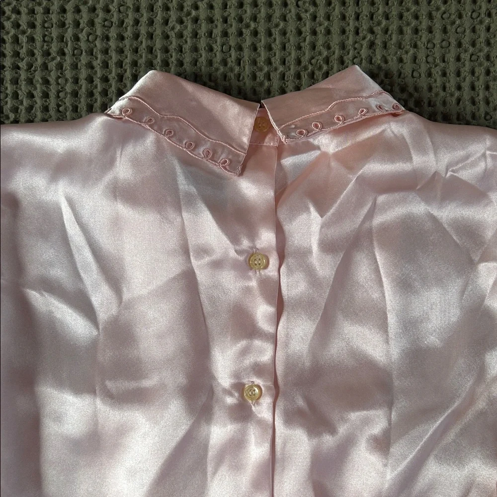 NICOLA Blush Pink Embroidered Blouse - Picture 6 of 6